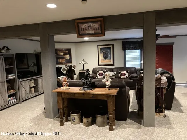 a room with gym equipment