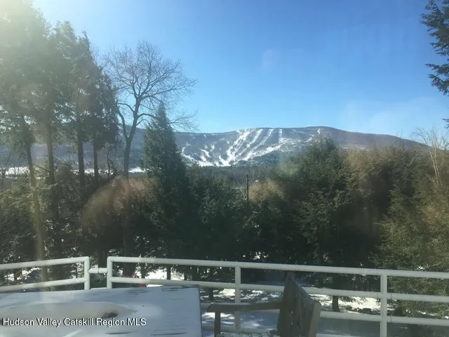 a view of city from balcony