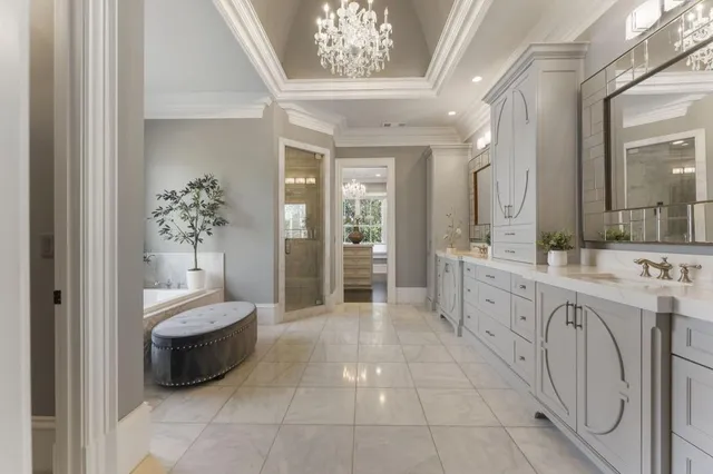 a view of kitchen with cabinets and wooden floor