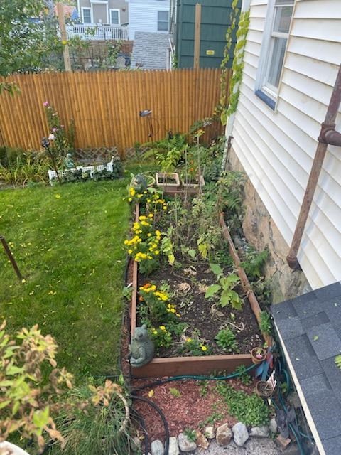 60 Bradlee Street Boston, MA 02136 - Photo 5 of 12 a backyard of a house with lots of green space
