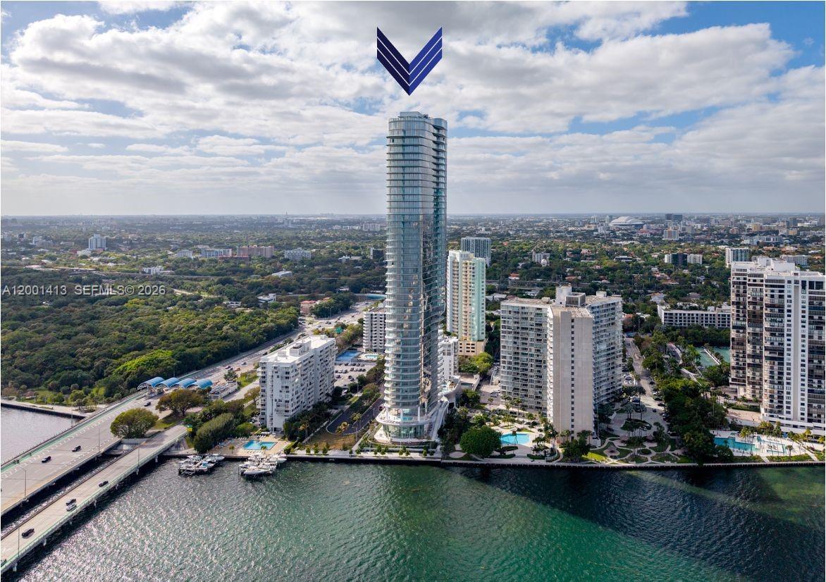 175 Southeast 25th Road, Unit 501 Miami, FL 33129 - Photo 37 of 67 a view of a lake with tall buildings