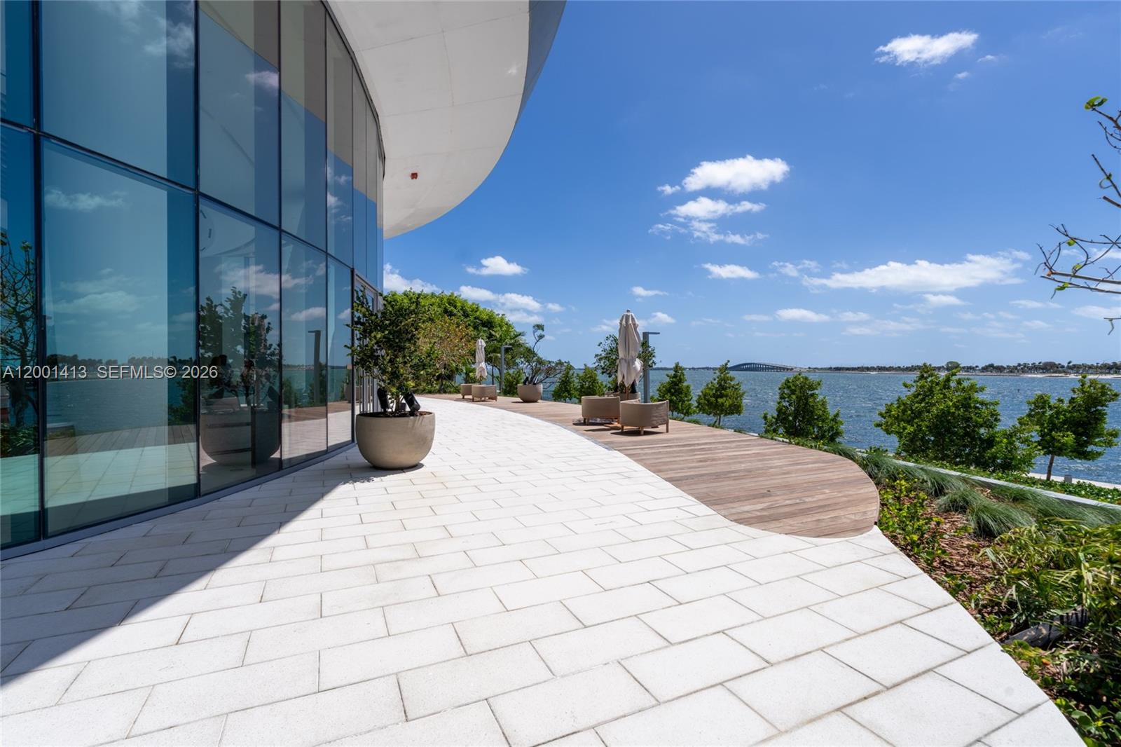 175 Southeast 25th Road, Unit 501 Miami, FL 33129 - Photo 49 of 67 a view of a terrace with a garden