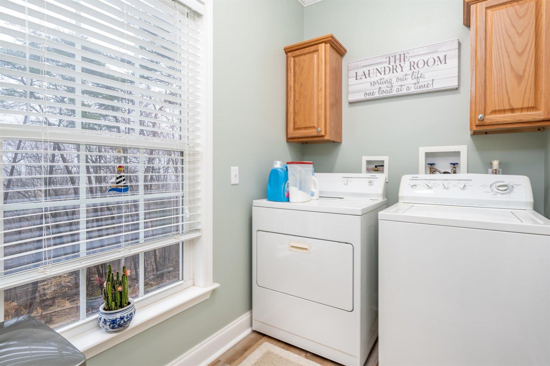 281 Sunny Field Road Wirtz, VA 24184 - Photo 20 of 44 a utility room with dryer and washer