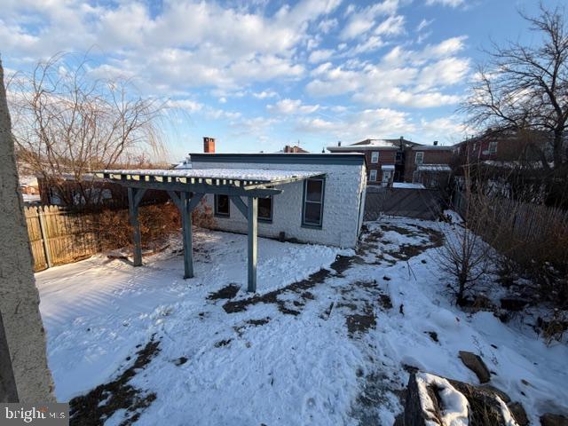 45 Carroll Street Reading, PA 19611 - Photo 6 of 34 Back Yard with 2 Car Garage