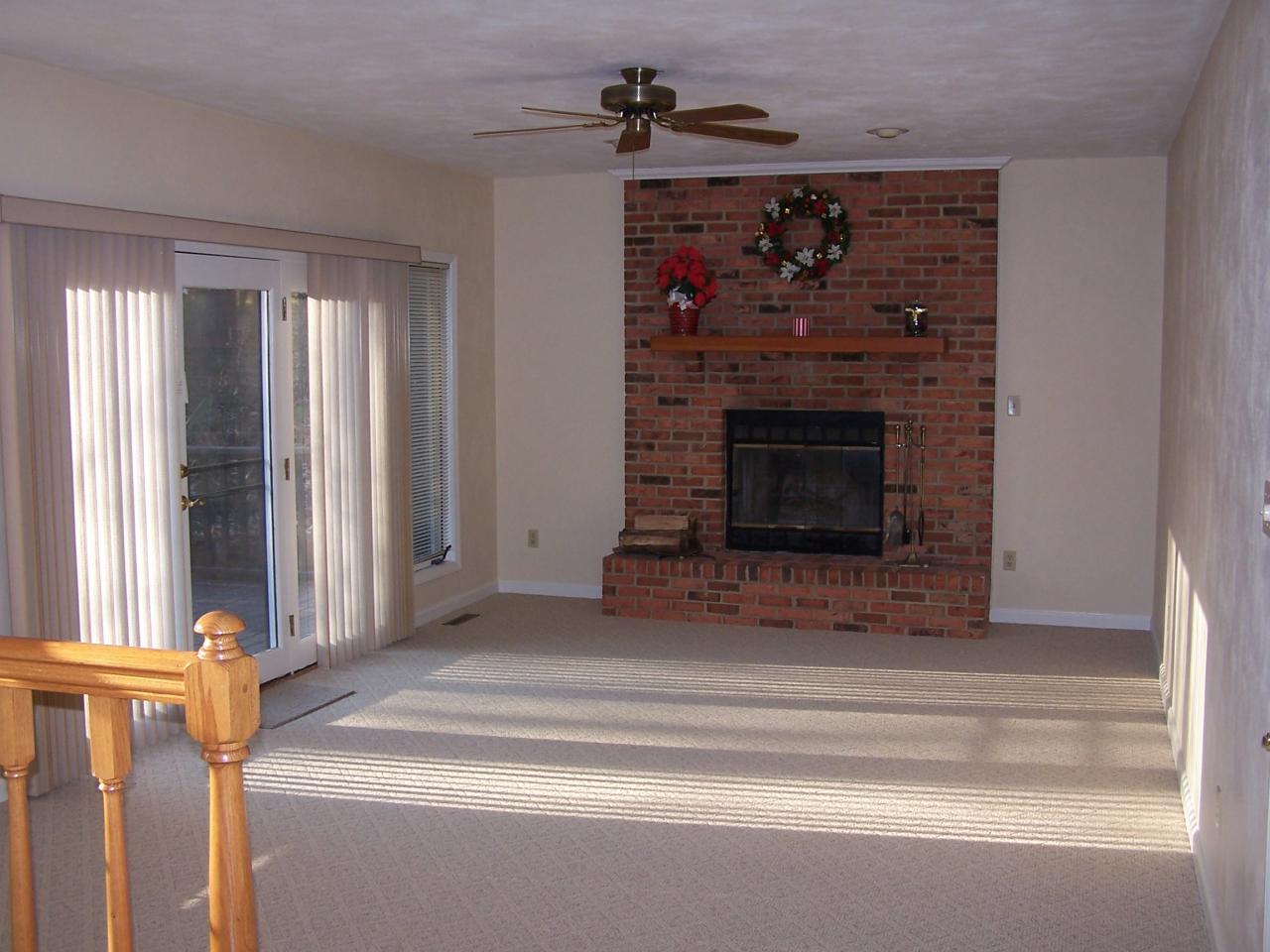 422 Tall Tree Road Wirtz, VA 24184 - Photo 6 of 9 New Carpet, Brick Fireplace