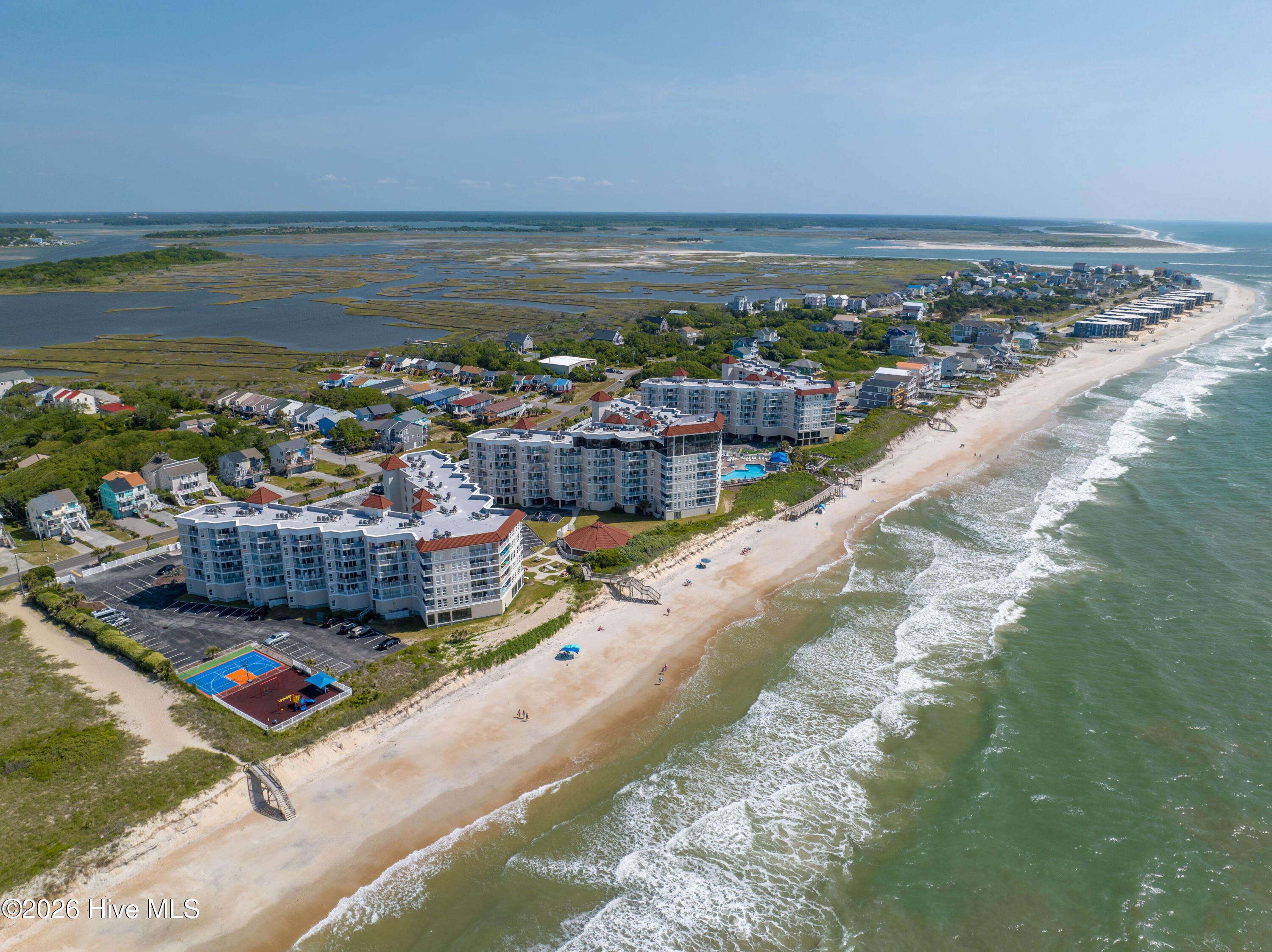 2000 New River Inlet Road, Unit 3211 North Topsail Beach, NC 28460 - Photo 33 of 62 St. Regis - Aerials - Side Shot Building