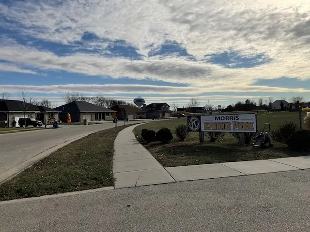 a view of patio and lake view