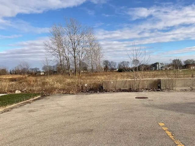 a view of a lake with a beach