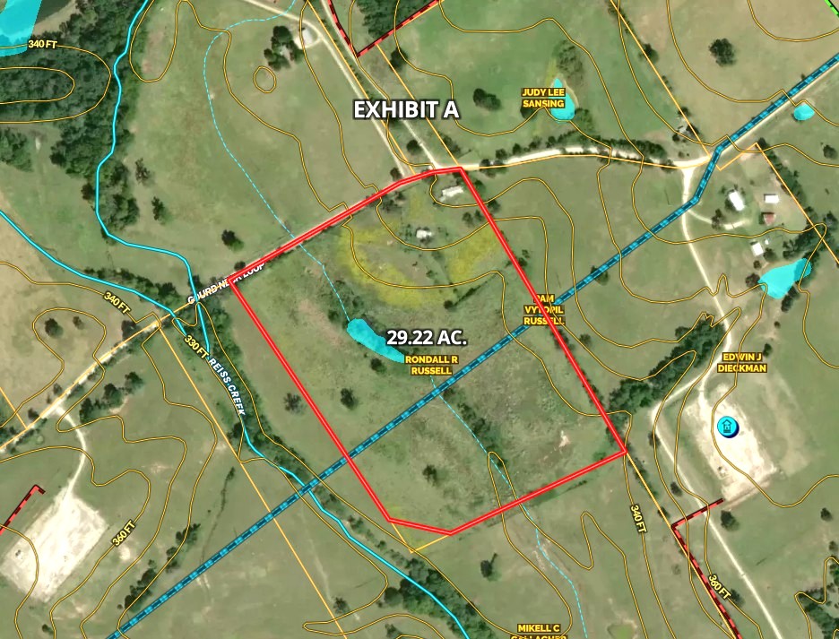 11281 Gourd Neck Loop, Unit COUNTYROAD Franklin, TX 77856 - Photo 46 of 46 an aerial view of a tennis court