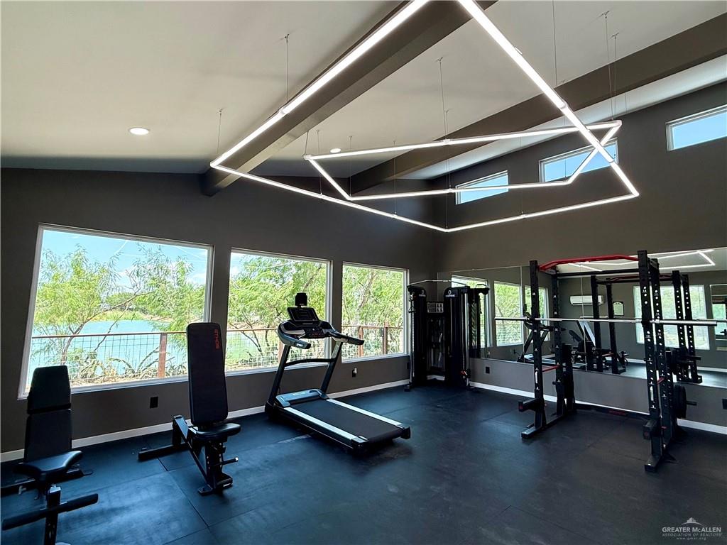 4005 Jenna Lane, Unit A Weslaco, TX 78599 - Photo 24 of 28 a view of a room with gym equipment