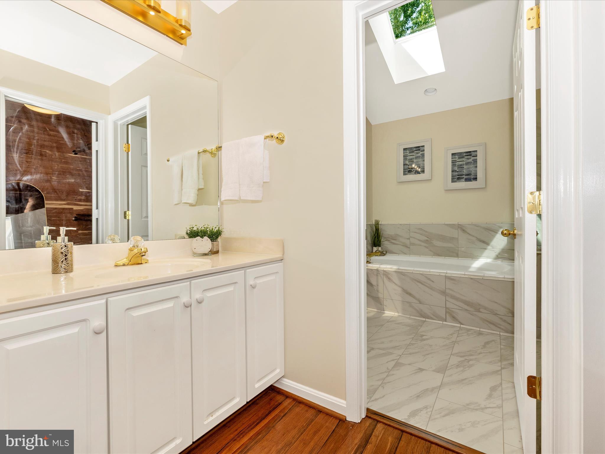 21405 Emerald Drive Germantown, MD 20876 - Photo 15 of 51 a bathroom with a sink and a mirror