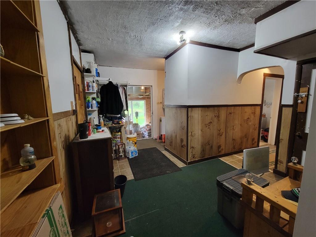 227 Crystal Spring Road Sandy Lake, PA 16145 - Photo 21 of 50 a view of workspace with wooden floor windows