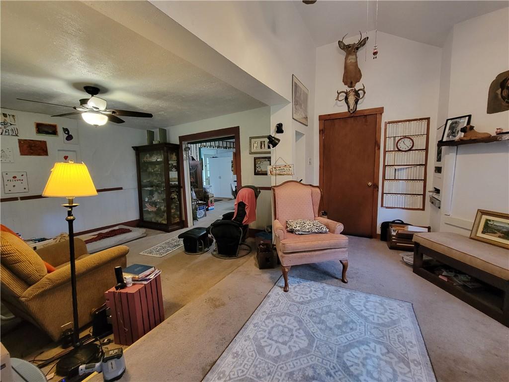 227 Crystal Spring Road Sandy Lake, PA 16145 - Photo 25 of 50 a living room with furniture and a lamp