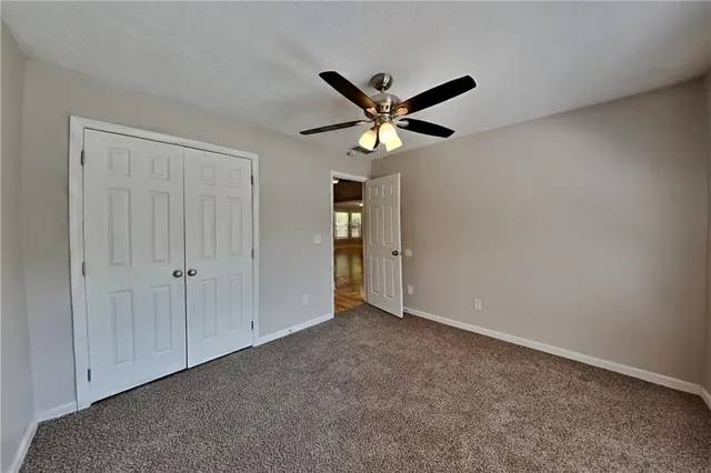 a view of an empty room