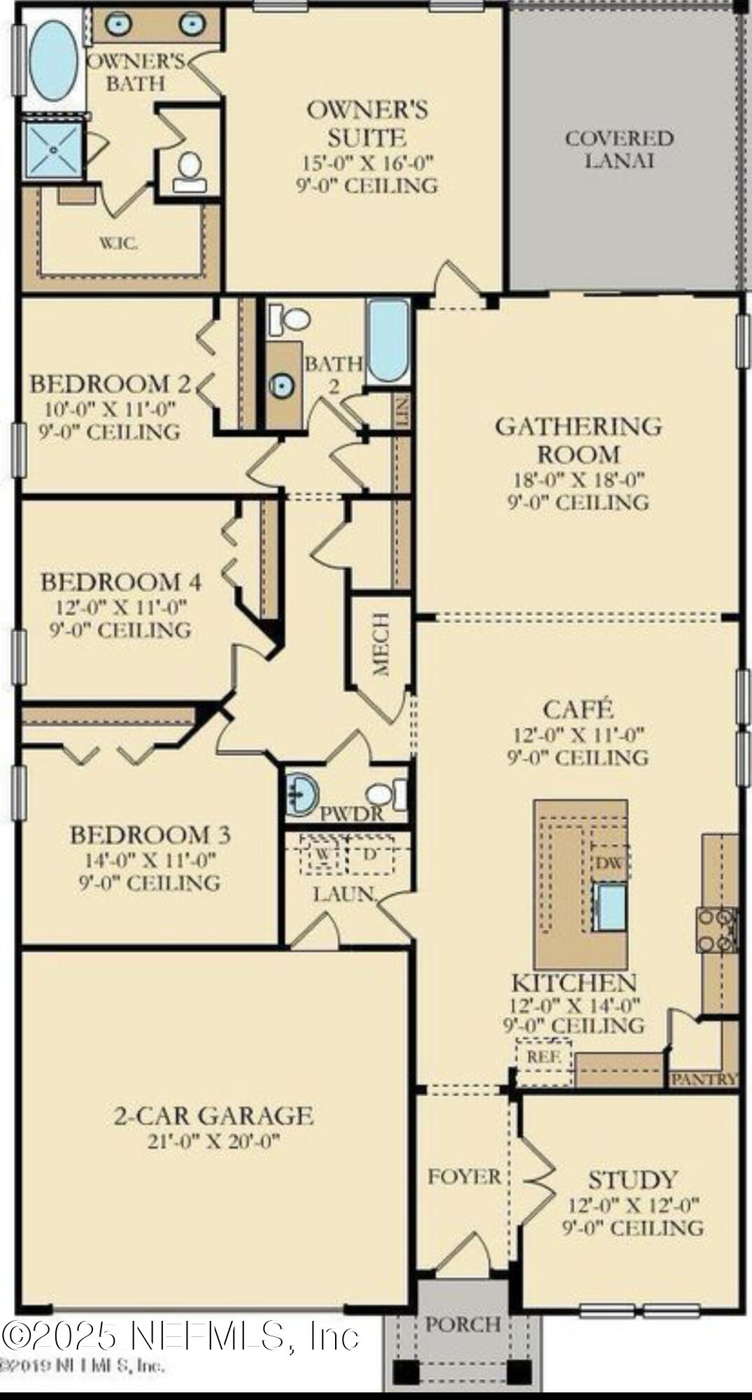 99 Cobalt Lane St. Augustine, FL 32092 - Photo 74 of 74 floor plan