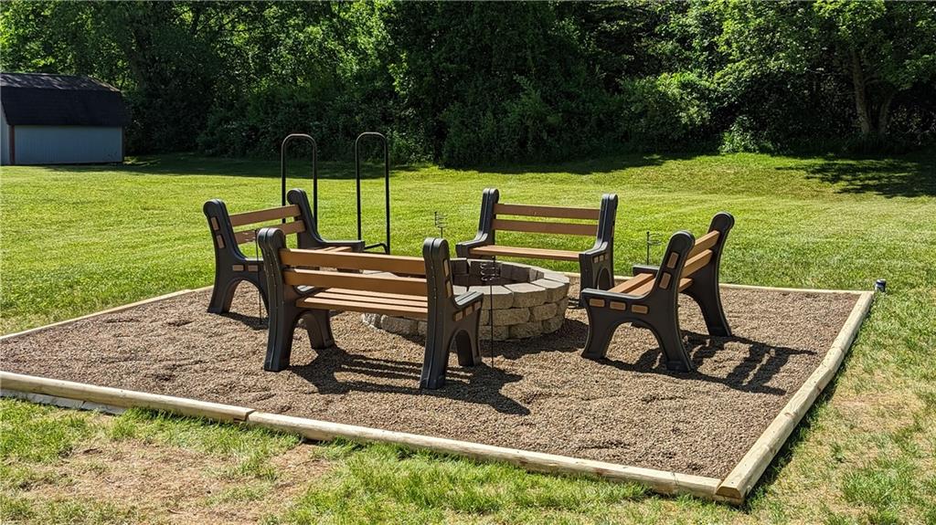 365 Fanker Road Harmony, PA 16037 - Photo 49 of 50 Firepit area in the smmertime.