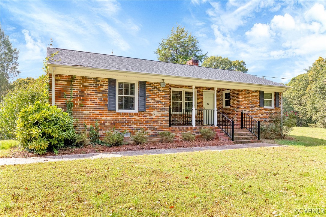 3050 Rose Mount Road Walkerton, VA 23177 - Photo 2 of 35 Ranch-style home featuring a front lawn
