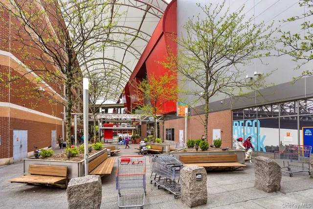 a area with lots of table and chairs