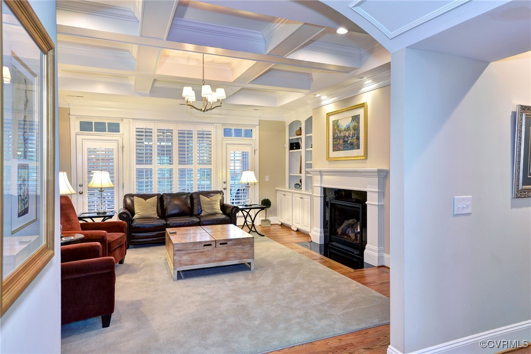 104 Edenbridge Williamsburg, VA 23188 - Photo 6 of 50 a living room with furniture and a fireplace