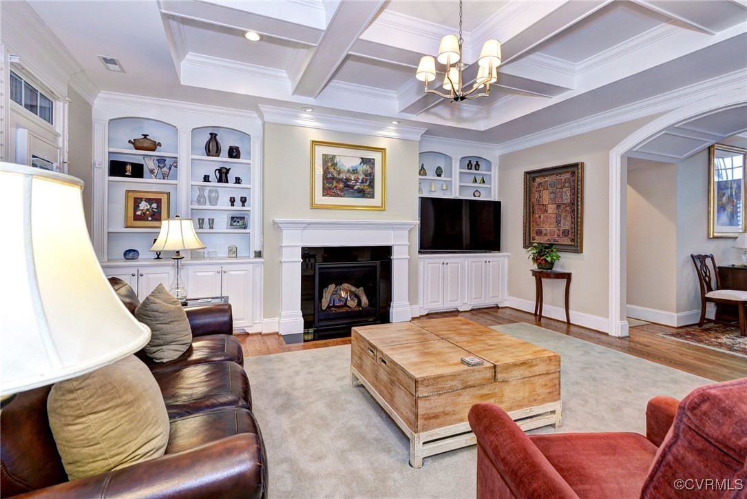 104 Edenbridge Williamsburg, VA 23188 - Photo 9 of 50 a living room with furniture fireplace and a flat screen tv