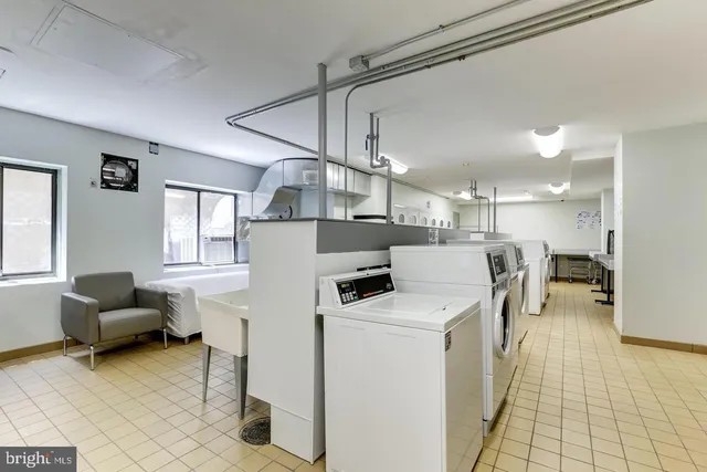 a room with storage and utility