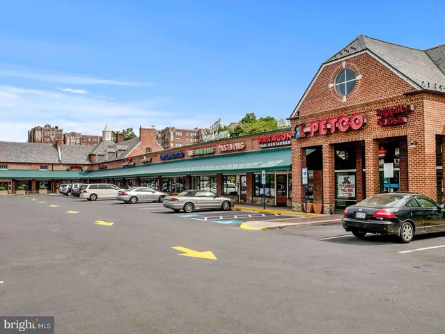 a front view of a building