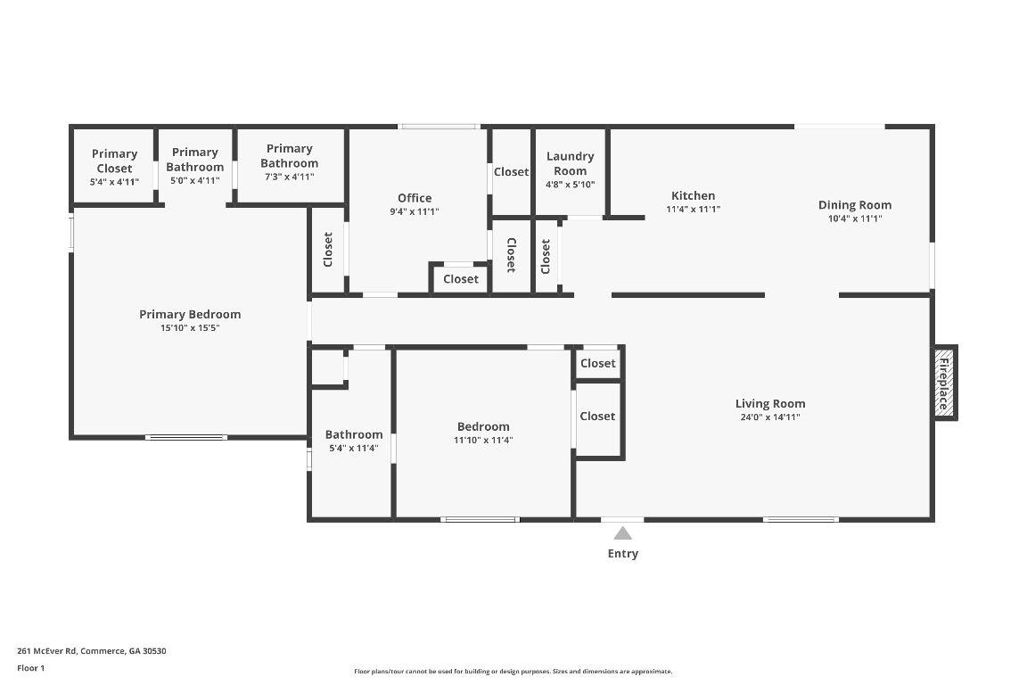 261 McEver Road Commerce, GA 30530 - Photo 40 of 40 Floor-1