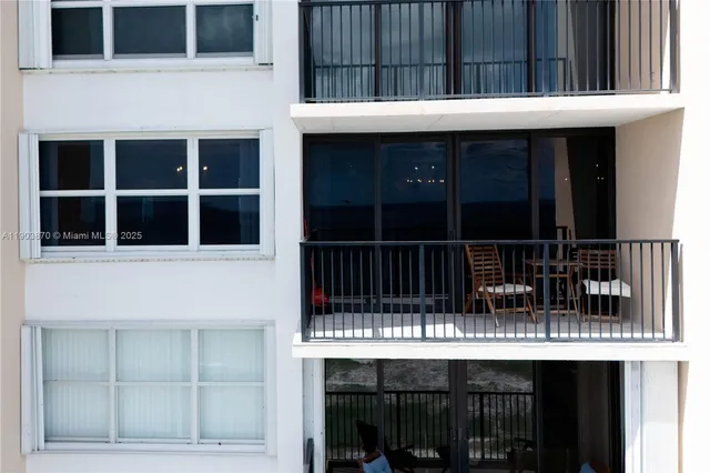 a view of front door