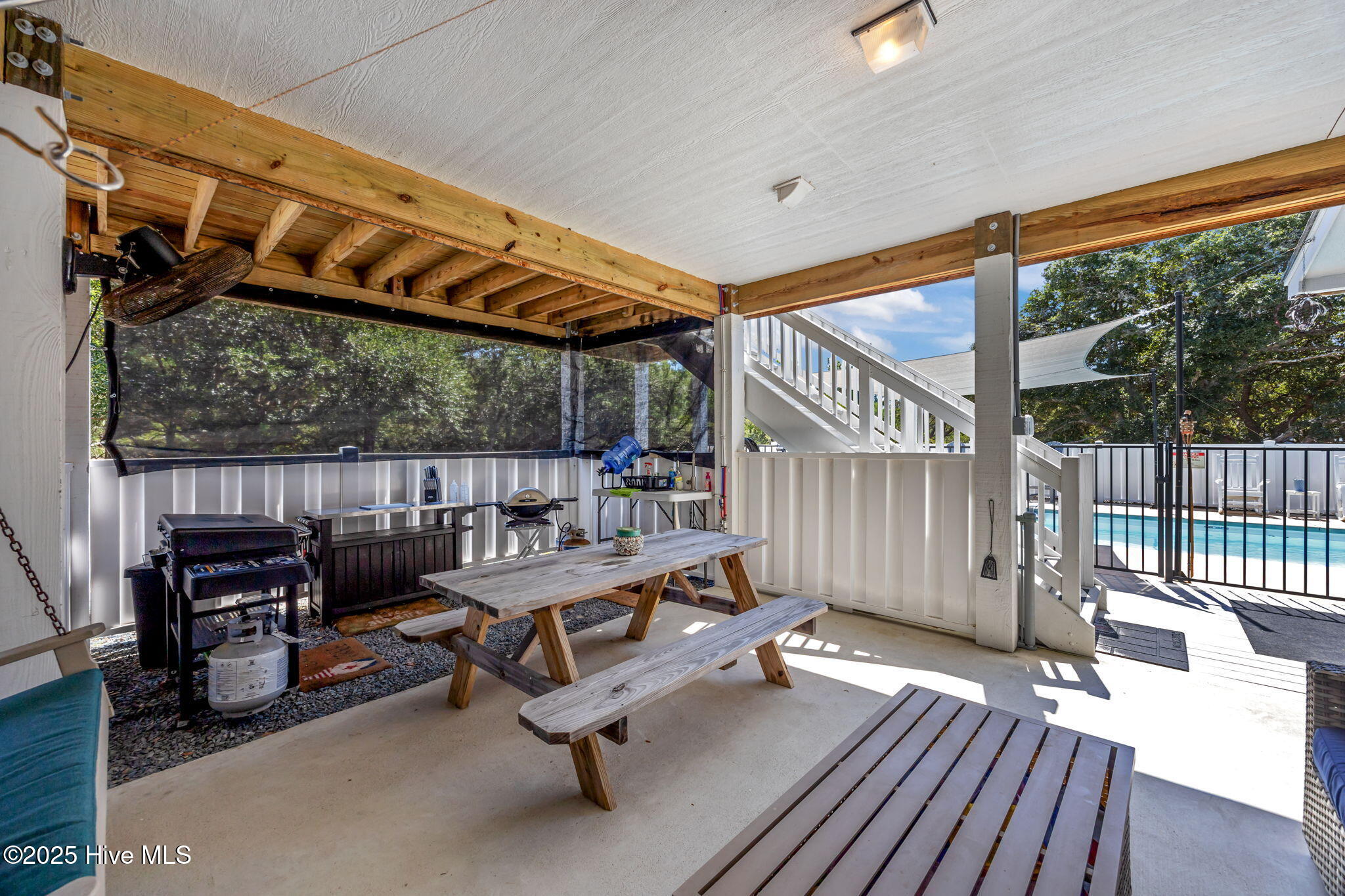 2364 Carova Road Corolla, NC 27927 - Photo 14 of 27 Covered patio downstairs