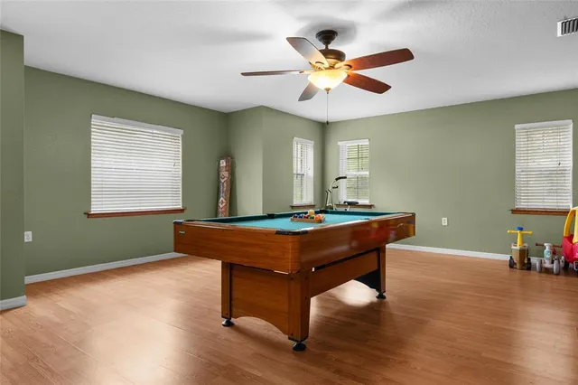 a room with furniture