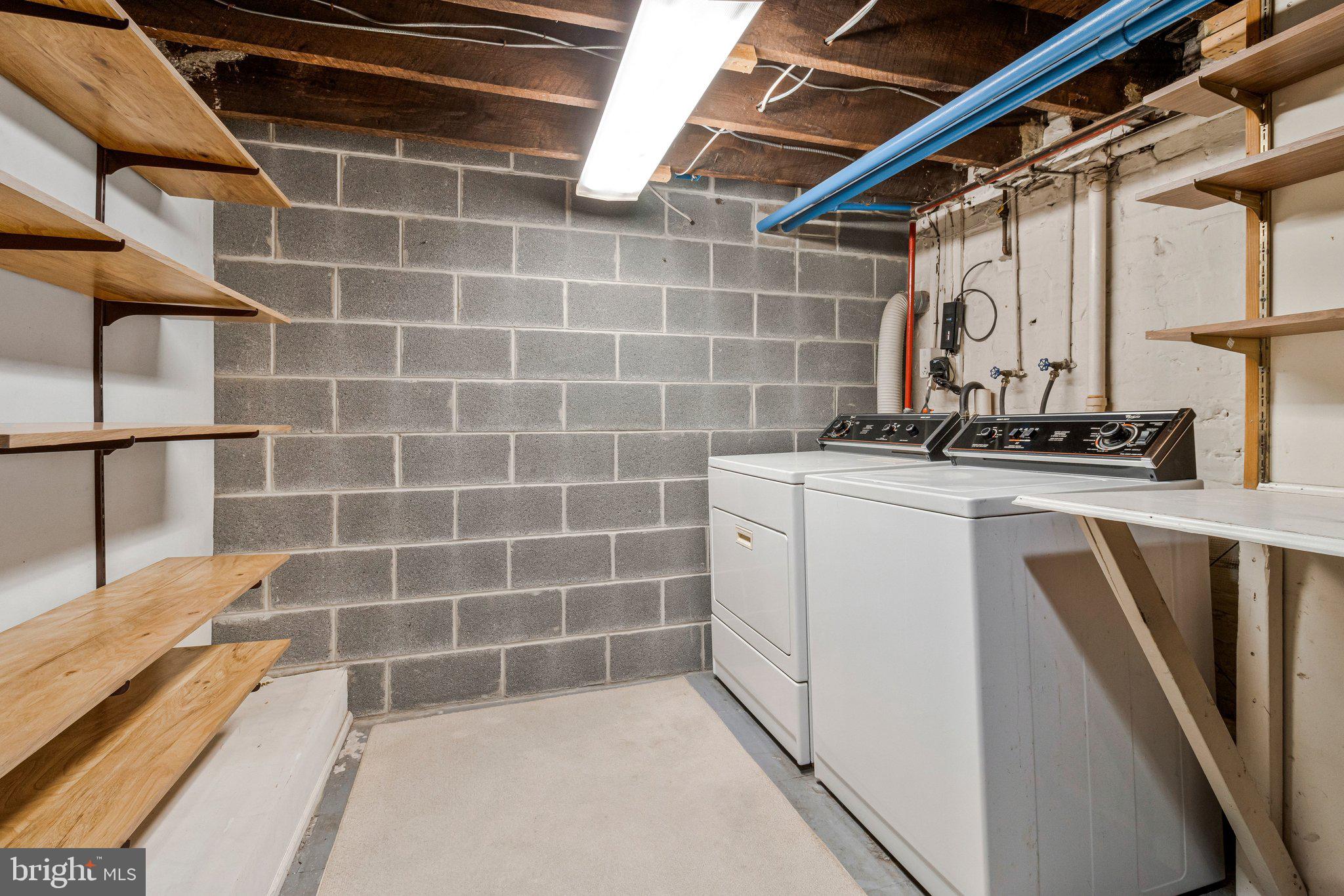511 2nd Street Southeast Washington, DC 20003 - Photo 29 of 32 Rear Lower Level Laundry Room.