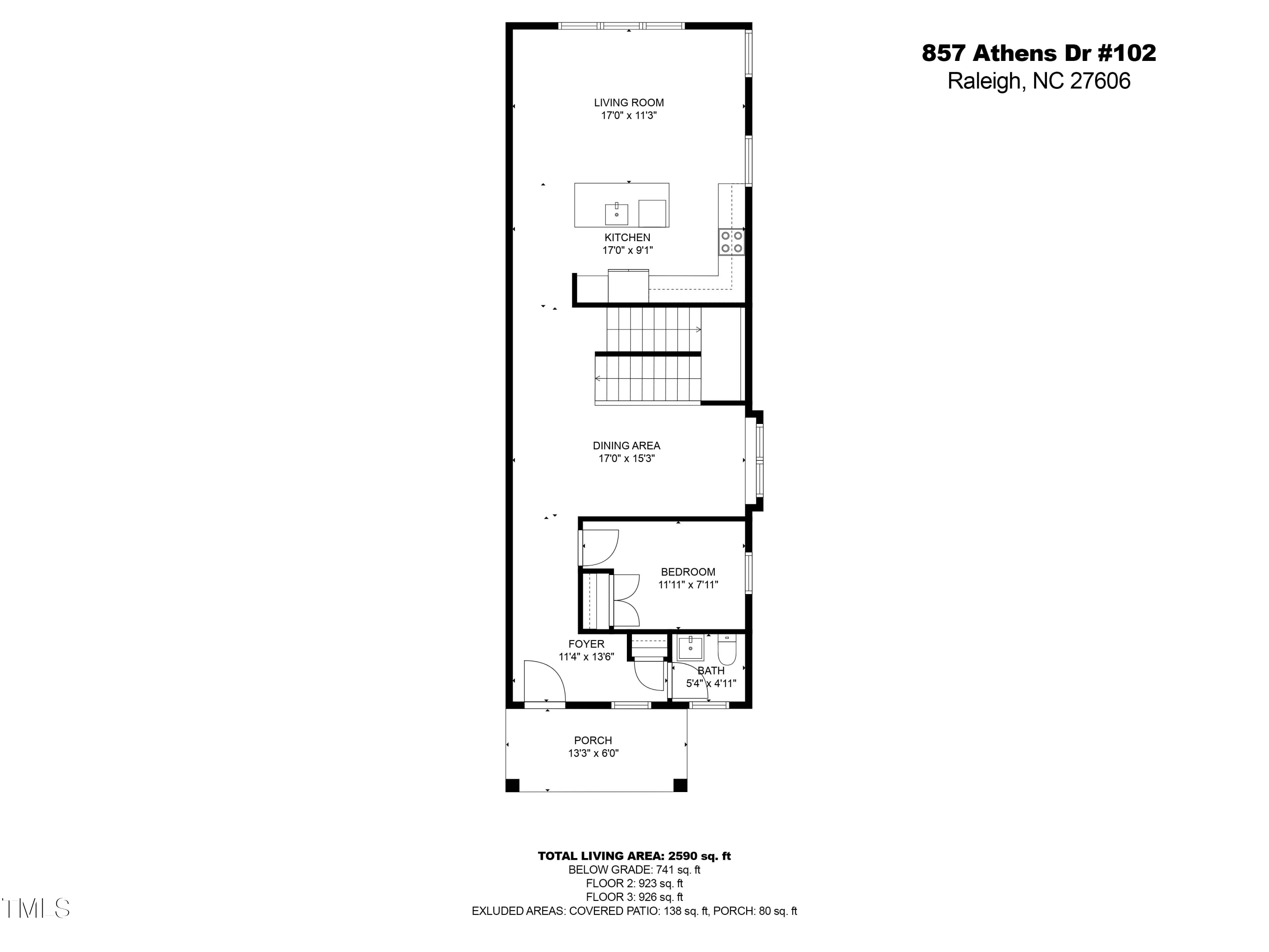 857 Athens Drive, Unit 102 Raleigh, NC 27606 - Photo 45 of 46 Gallery Image 45