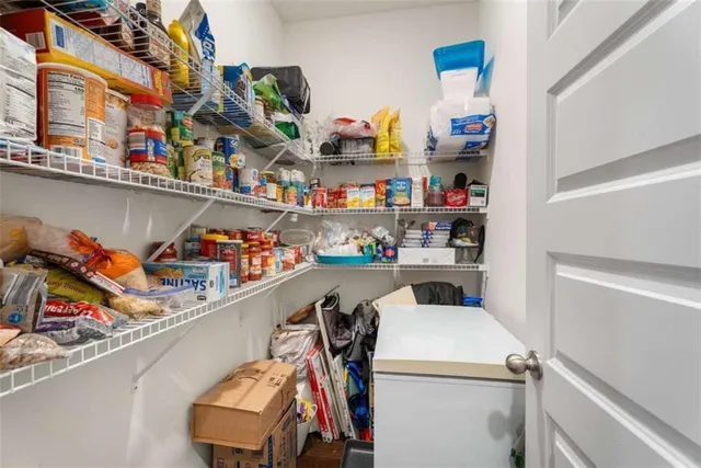 a view of storage and utility room