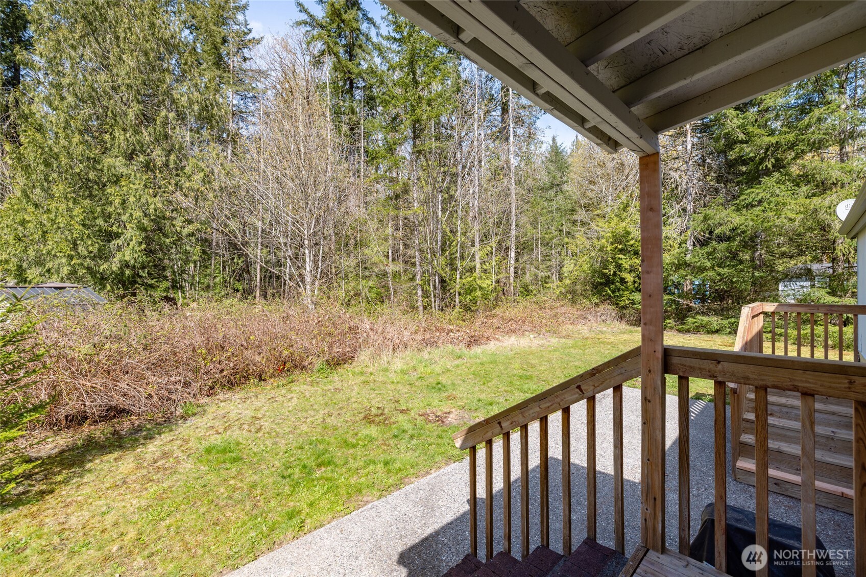 42041 Cedar Street Concrete, WA 98237 - Photo 29 of 33 a view of balcony with trees