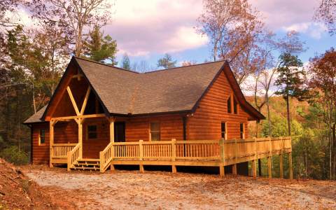 2 White Pine Blue Ridge, GA 30513 - Photo 1 of 1 a front view of a house with a yard