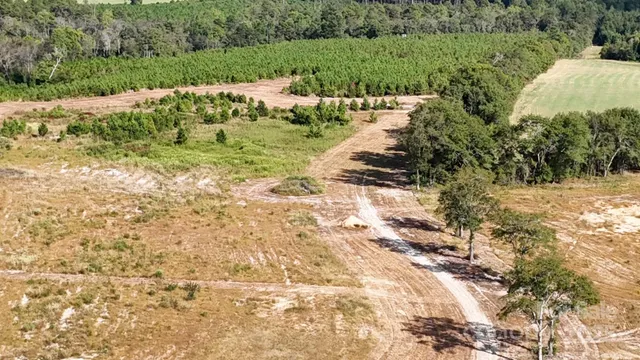 a view of a backyard of a house