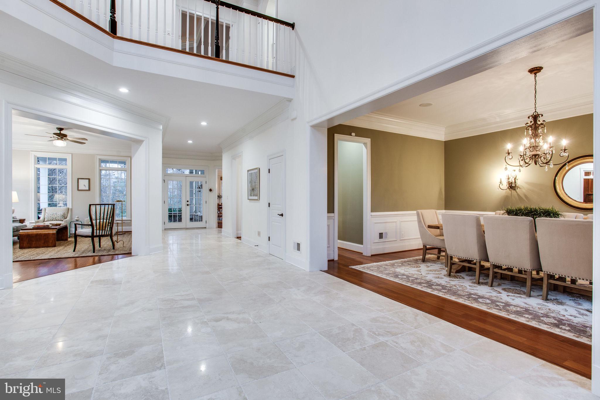 10464 Springvale Meadow Lane Great Falls, VA 22066 - Photo 10 of 103 Marble foyer extends to rear patio
