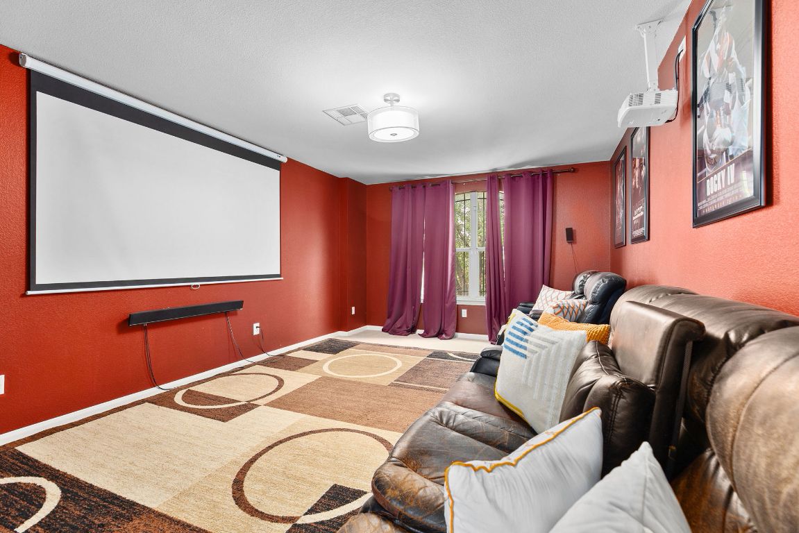 701 Old Ravine Court Round Rock, TX 78665 - Photo 22 of 40 View of home theater