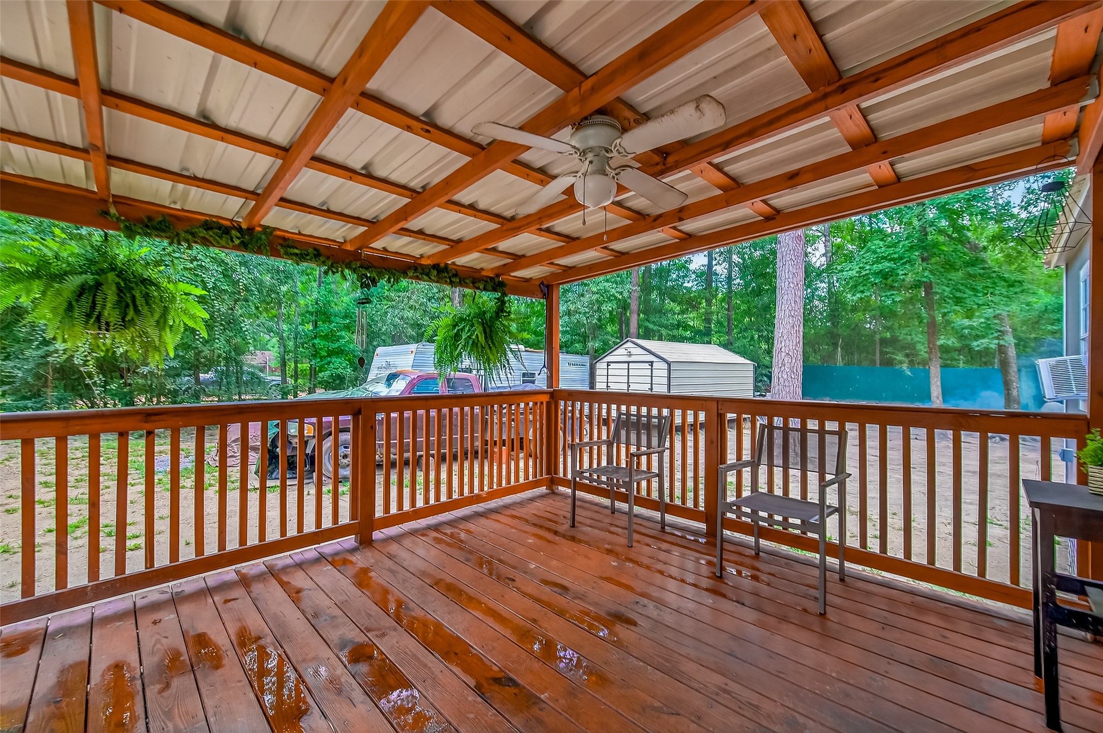 200 Our Road Shepherd, TX 77371 - Photo 4 of 46 a view of a roof deck