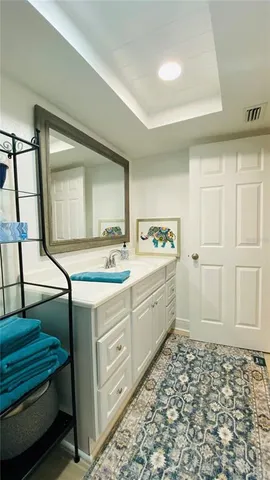 a room with storage and utility
