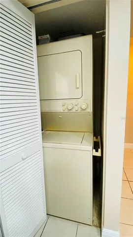 a utility room with a washer and dryer