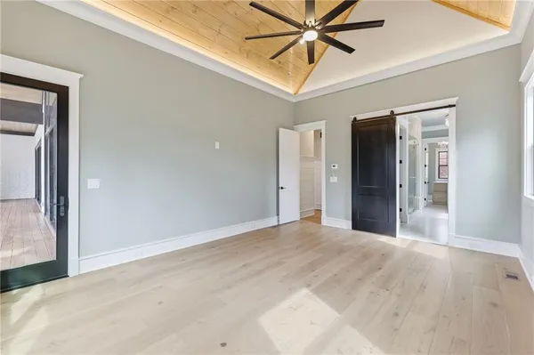 a close view of closet