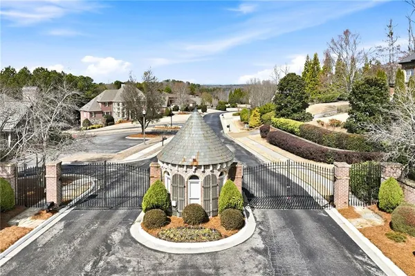 a view of a house with a swimming pool