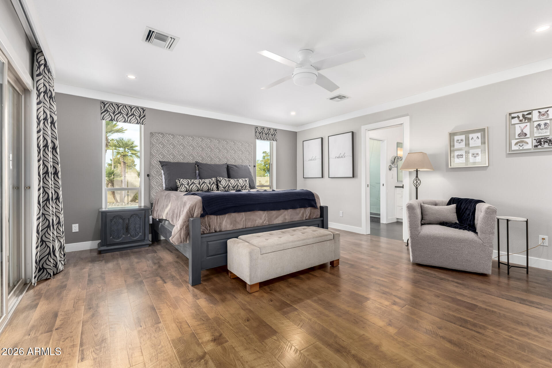 3220 East Hatcher Road Phoenix, AZ 85028 - Photo 20 of 50 a bedroom with a bed couch and a window