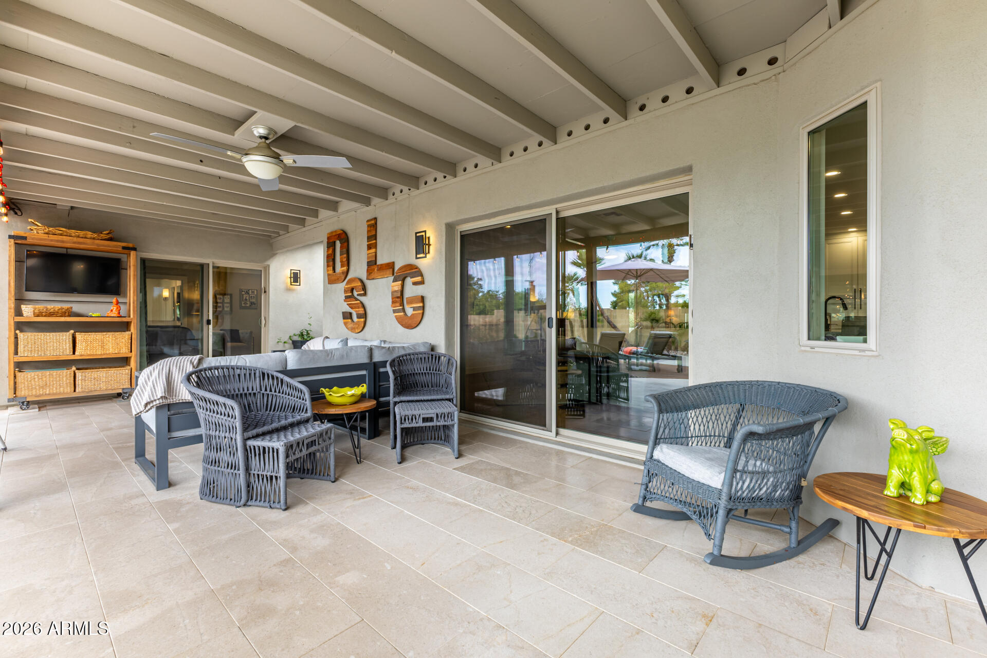 3220 East Hatcher Road Phoenix, AZ 85028 - Photo 38 of 50 a living room with furniture and a flat screen tv