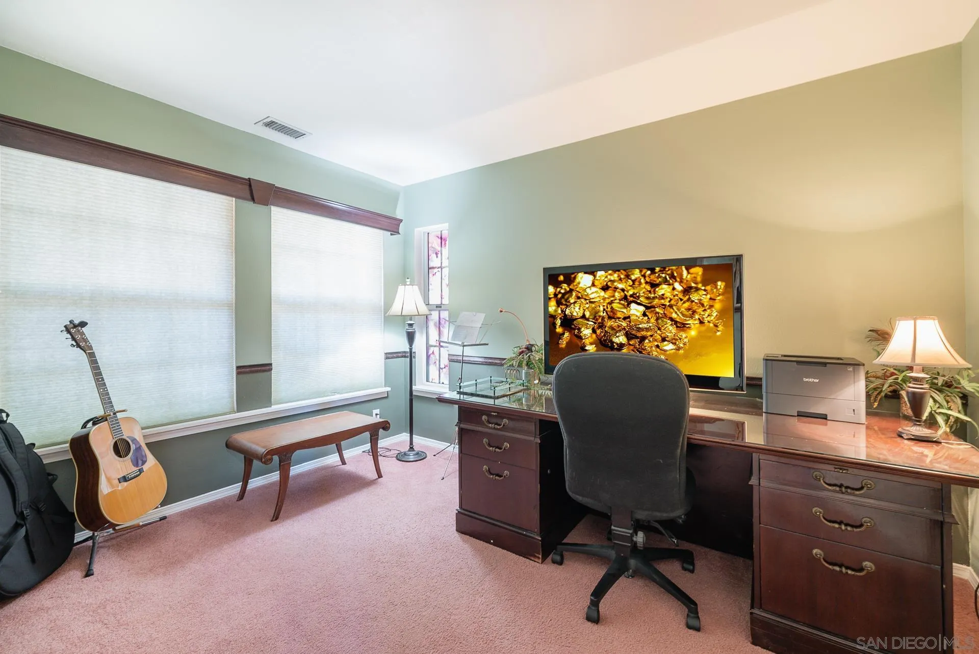 4241 Via El Dorado Fallbrook, CA 92028 - Photo 32 of 64 a view of a workspace with furniture and a window
