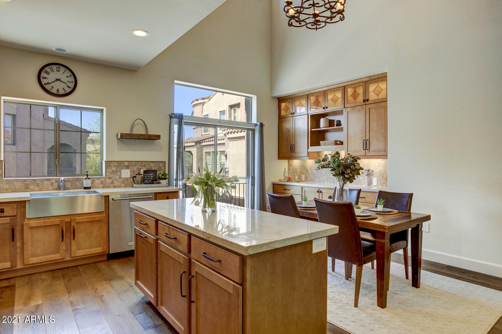 3935 East Rough Rider Road, Unit 1360 Phoenix, AZ 85050 - Photo 17 of 47 Updated island and apron sink