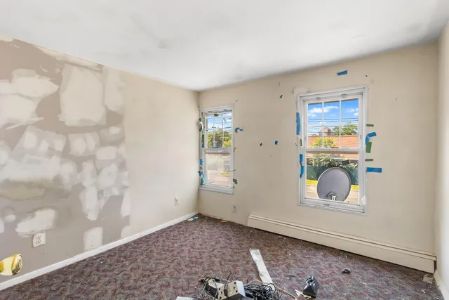 a room with a window