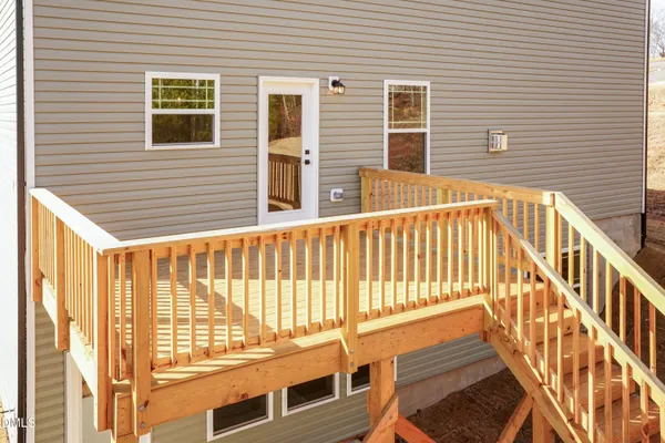 a view of front door of house