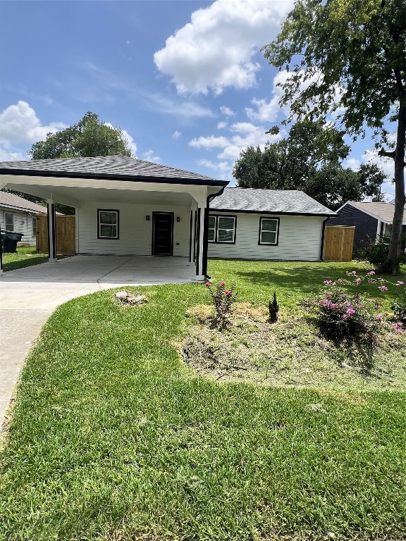 7613 Lady Street Houston, TX 77021 - Photo 1 of 18 a view of a house with a yard